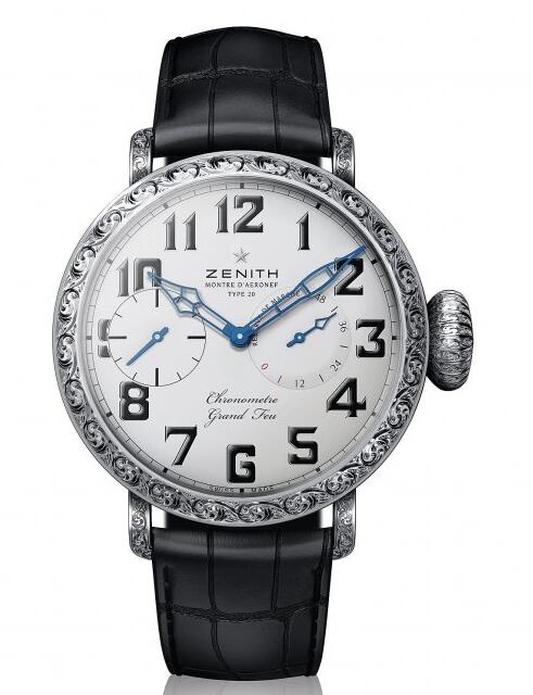 Replica Watch Zenith Pilot Type 20 Grand Feu 04.2420.5011/17.C714 White Gold - Leather Bracelet Replica Watch Zenith Pilot Type 20 Grand Feu 04.2420.5011/17.C714 White Gold - Leather Bracelet